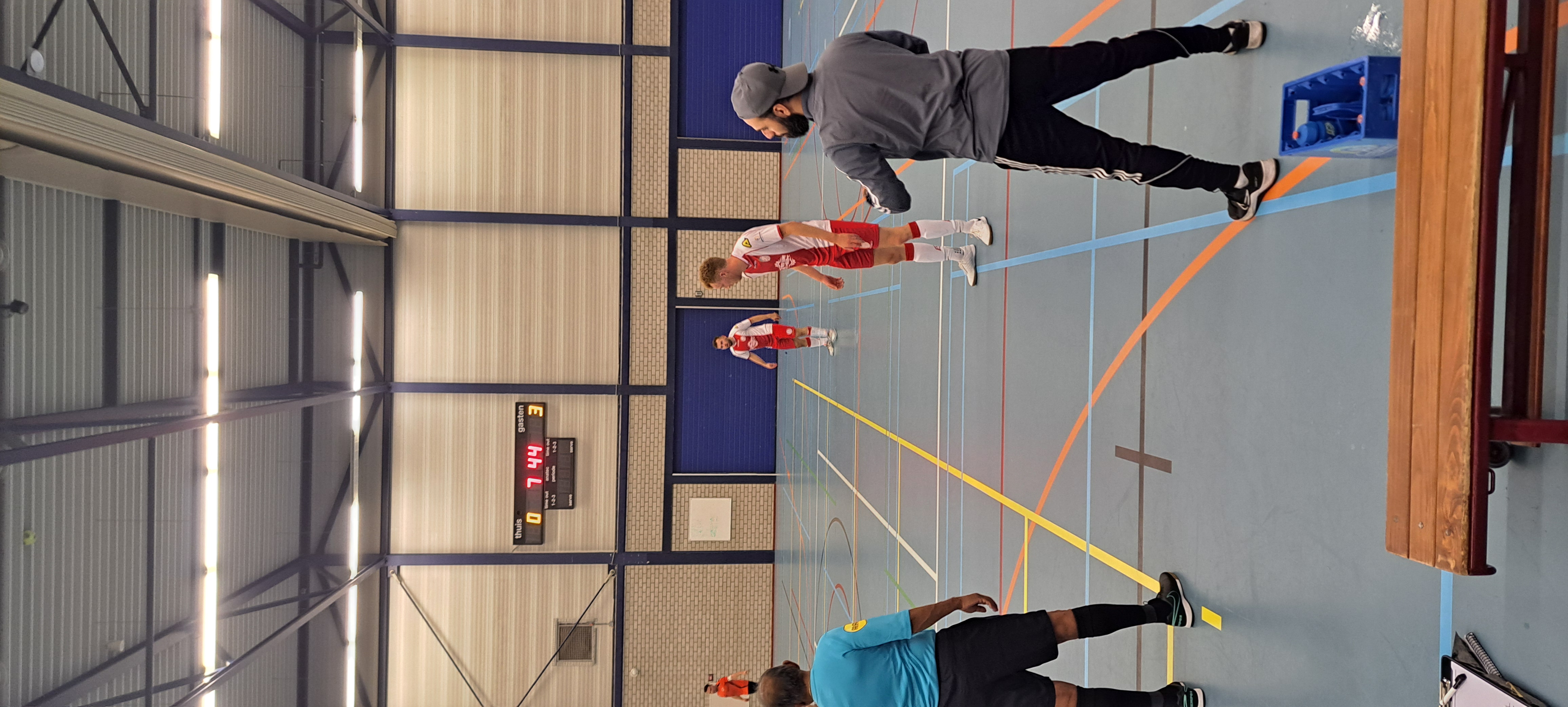 Futsal wedstrijdbeeld