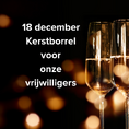 Uitnodiging Kerstborrel voor Vrijwilligers