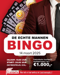 Informatie kaartverkoop Echte Mannen Bingo 2025